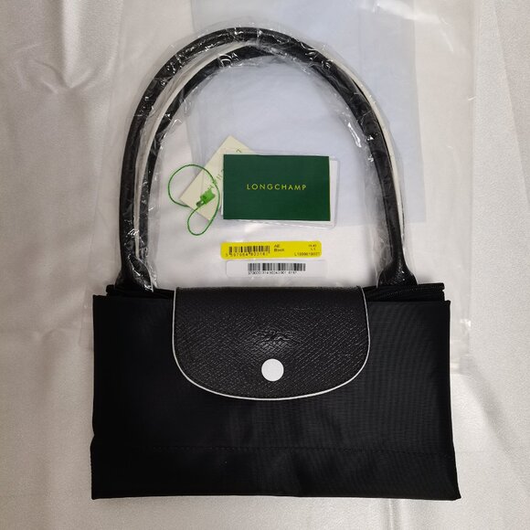 Longchamp Handbags - Black Longchamp Folded Bag Le Pliage Nylon Handle Bag Shoulder Bag